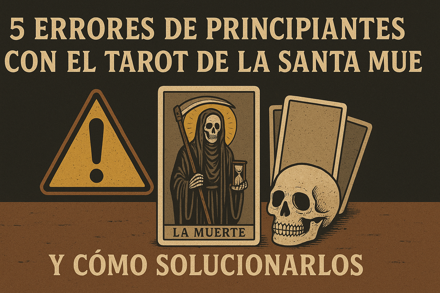 5 Errores de Principiantes con el Tarot de la Santa Muerte y Cómo Solucionarlos